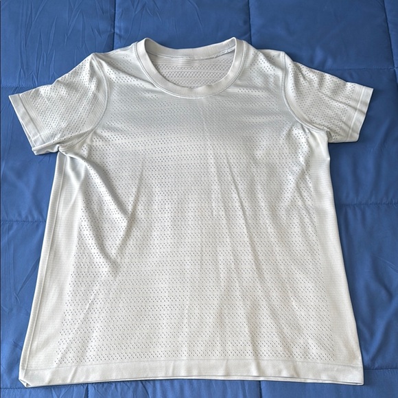Lululemon Swiftly Breathe Short Sleeve *Squad Serene Blue / Serene Blue Sz 12! - Picture 4 of 9